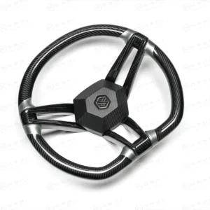Carbon Fiber 3-Spoke Steering Wheel - Image 6