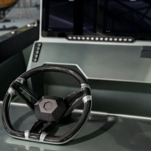 Carbon Fiber 3-Spoke Steering Wheel - Image 3